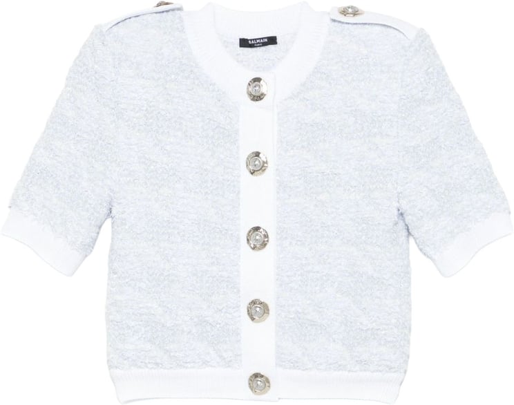 Balmain Sweaters Bleu / Blanc