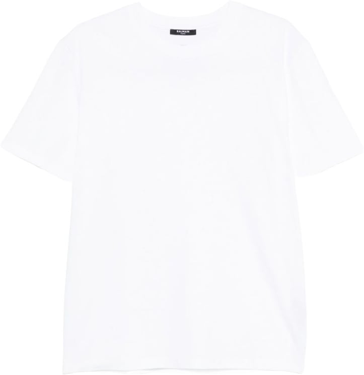 Balmain T-Shirts And Polos Blanc/Noir