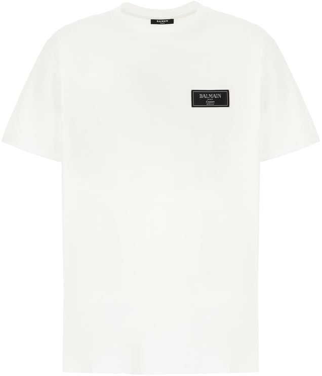 Balmain Balmain White cotton t-shirt