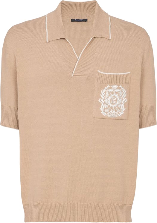 Balmain T-Shirts And Polos Beige
