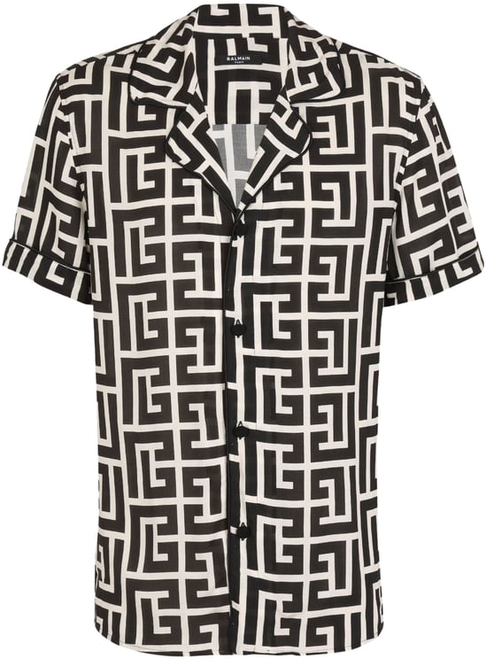 Balmain Shirts Ivoire Noir