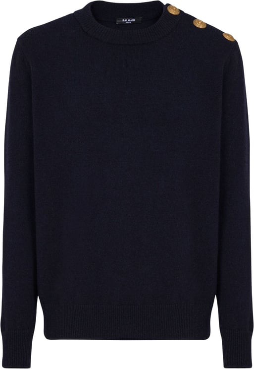 Balmain Sweaters Bleu Marine