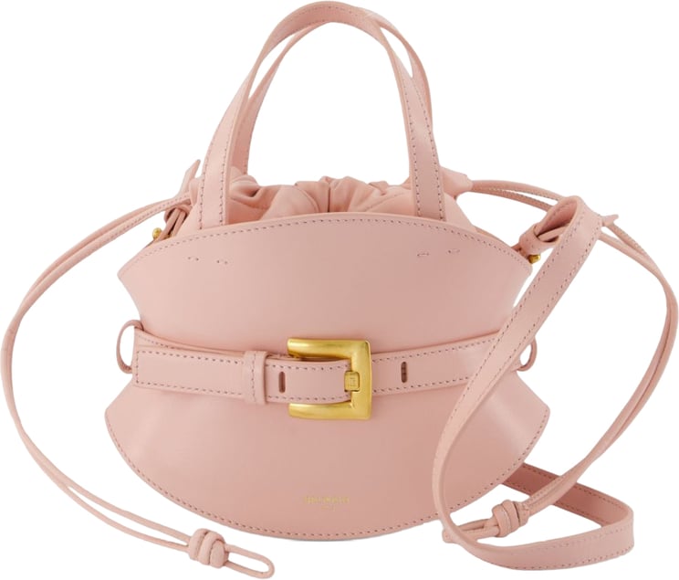 Balmain Pink Curved Silhouette Handbag