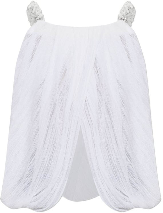 Balmain Minimalist Sleeveless Crew Neck Knit Top