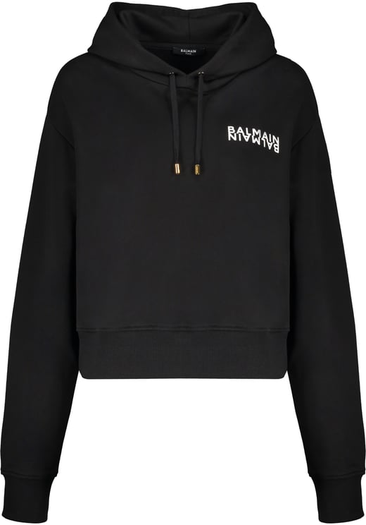 Balmain Black hoodie with logo