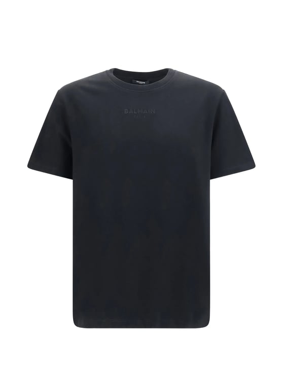 Balmain Deep Black Boxy Fit T-Shirt
