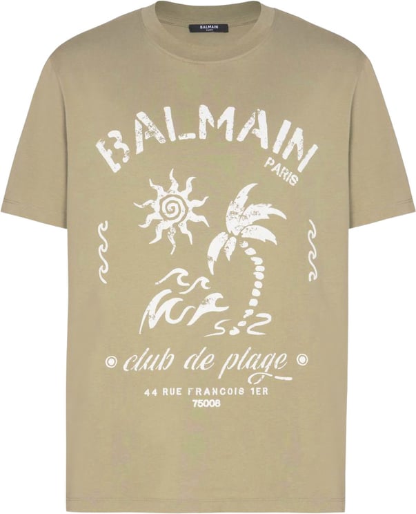 Balmain T-Shirts And Polos Sauge