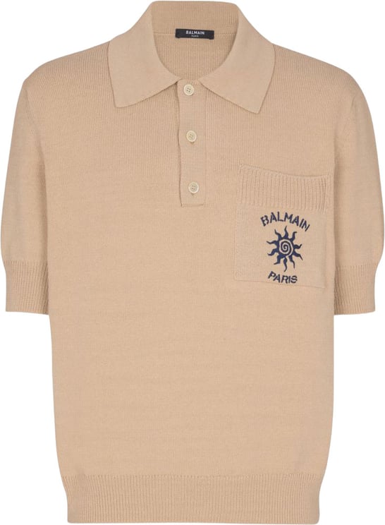 Balmain T-Shirts And Polos Beige
