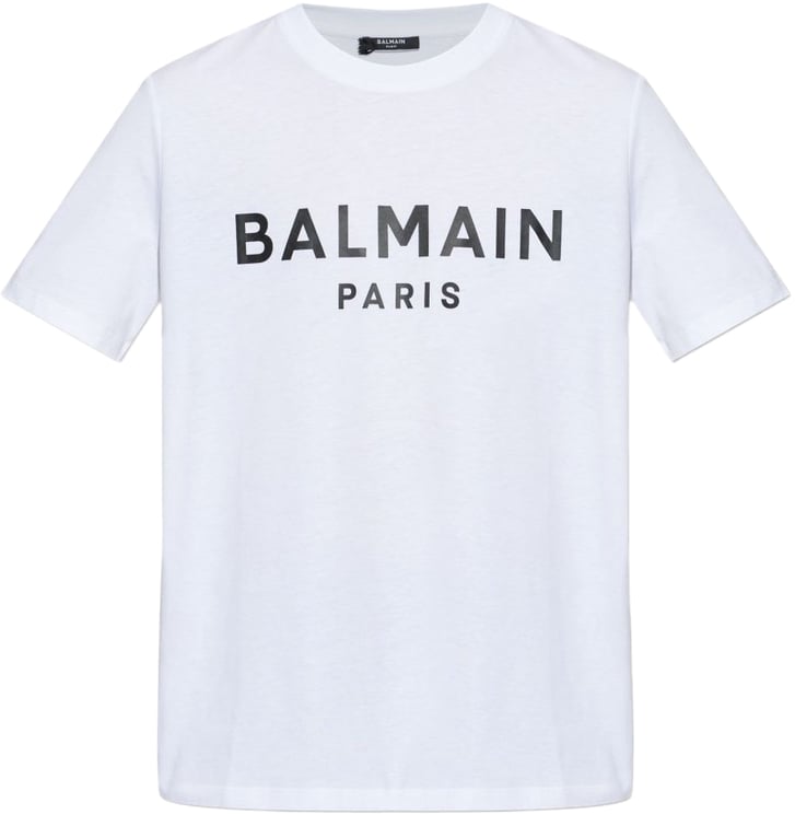 Balmain T-Shirts And Polos Blanc Noir