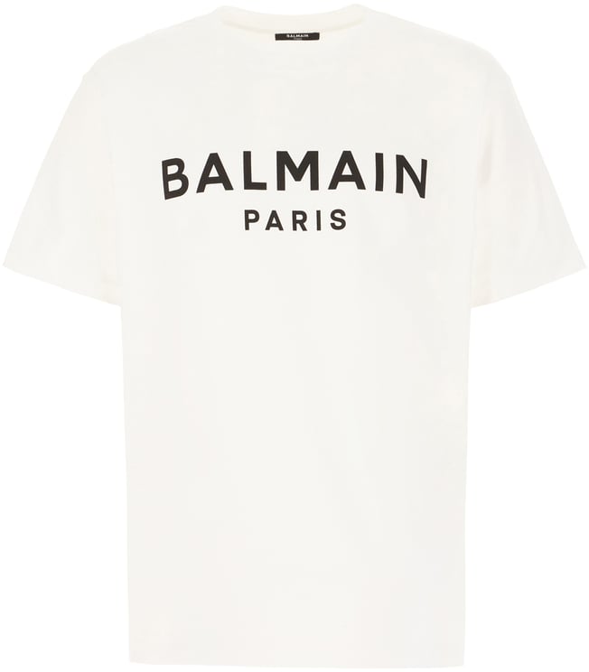Balmain T-Shirts And Polos Blanc Noir