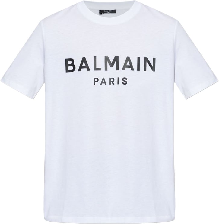Balmain T-Shirts And Polos Blanc / Noir