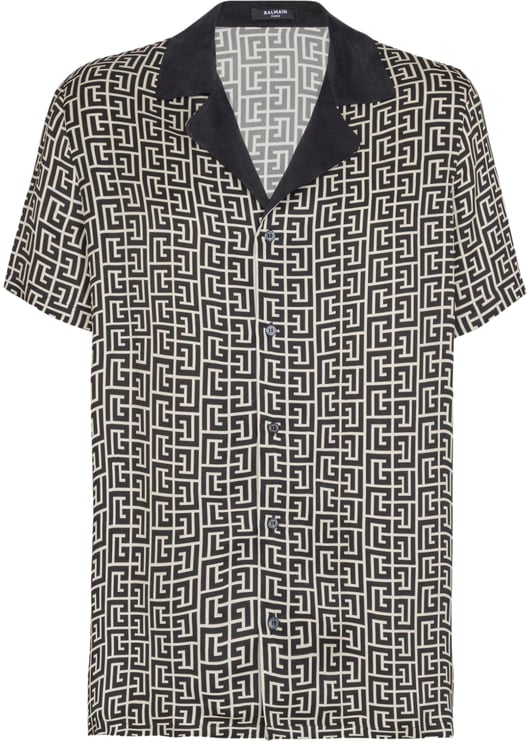 Balmain Shirts Ivoire Noir