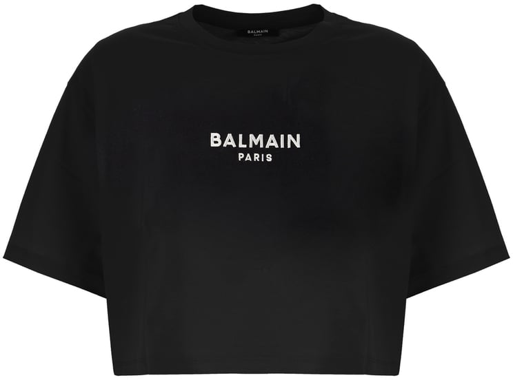 Balmain Balmain Black cotton t-shirt