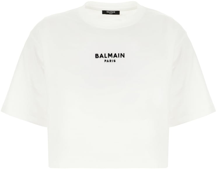 Balmain Balmain White cotton t-shirt