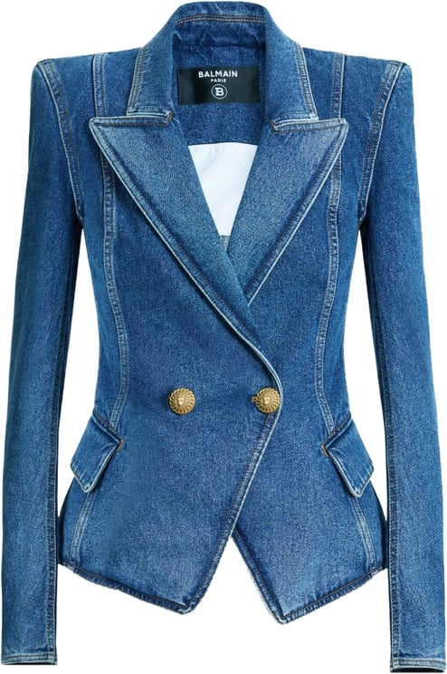 Balmain Jackets Dark Blue