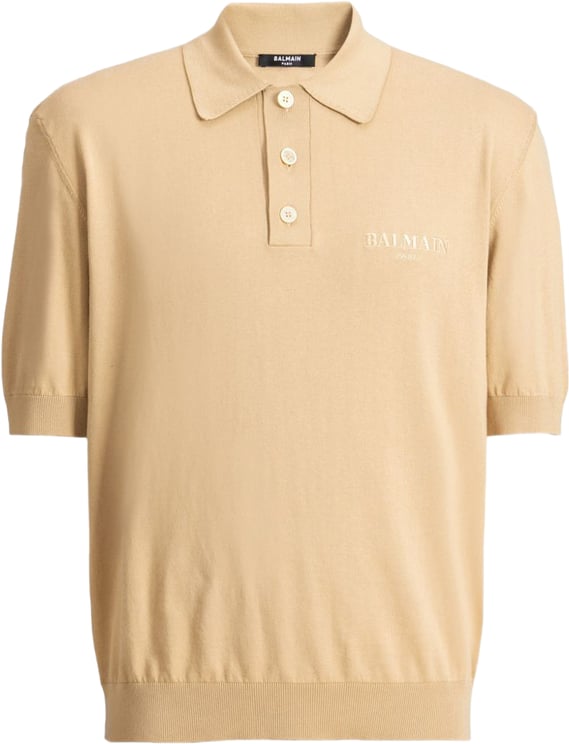 Balmain T-Shirts And Polos Dark Beige