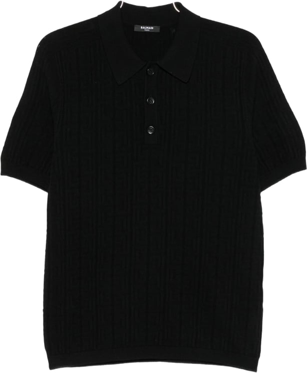 Balmain T-Shirts And Polos Black