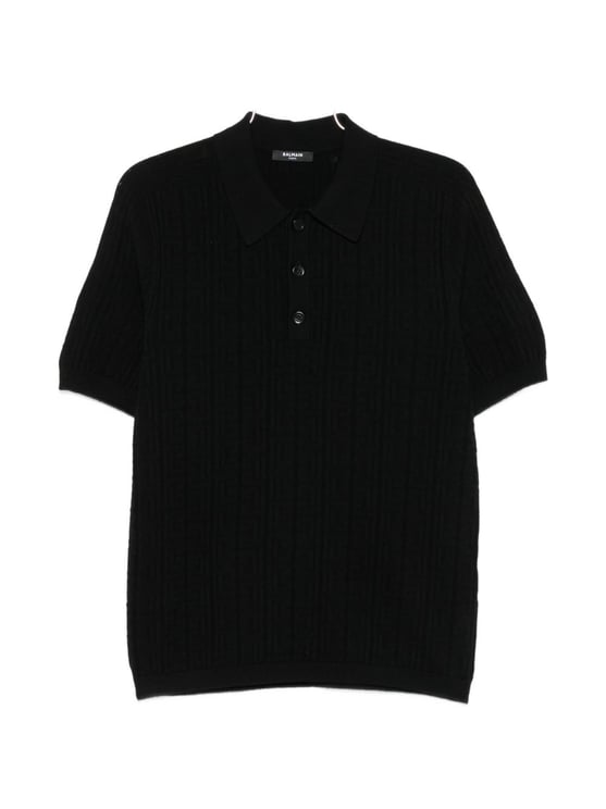 Balmain T-Shirts And Polos Black