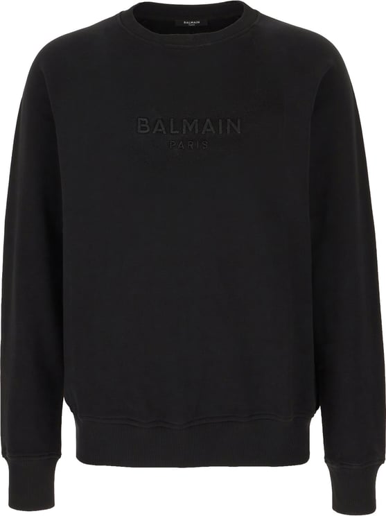 Balmain Balmain Black cotton sweatshirt