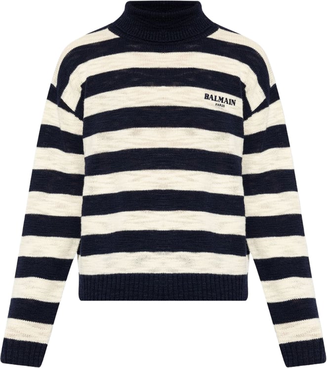 Balmain Sweaters Marine/Natural