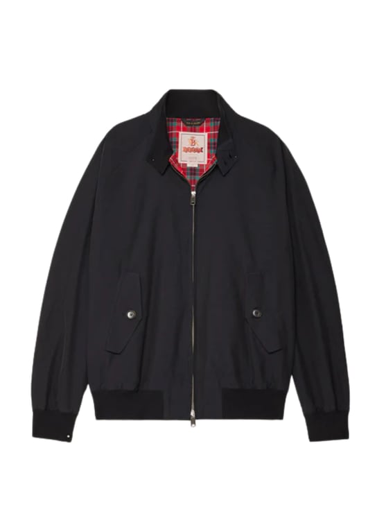 Baracuta G9 Classic Black Tartan Bomber Jacket