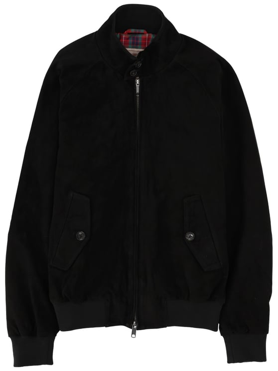 Baracuta Black Classic Bomber Tartan Jacket