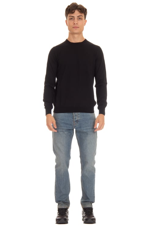 Barba Extrafin Virgin Wool Crewneck Sweater