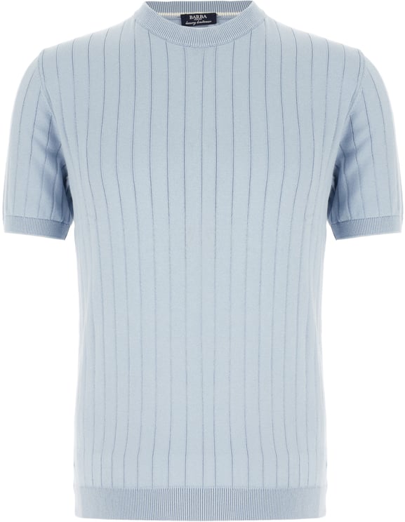 Barba Barba Powder blue cotton sweater