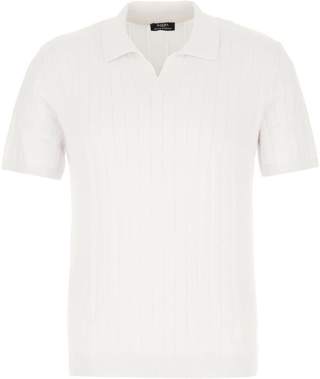 Barba Barba White cotton sweater