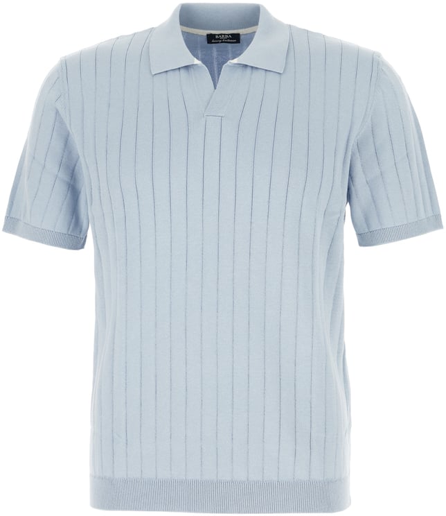 Barba Barba Light blue cotton sweater