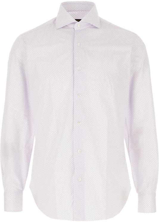 Barba Barba Printed poplin shirt