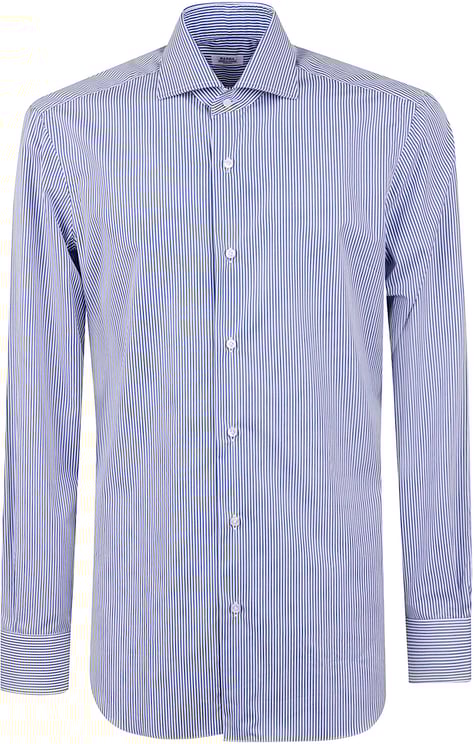 Barba Shirts Bianca Azzurro