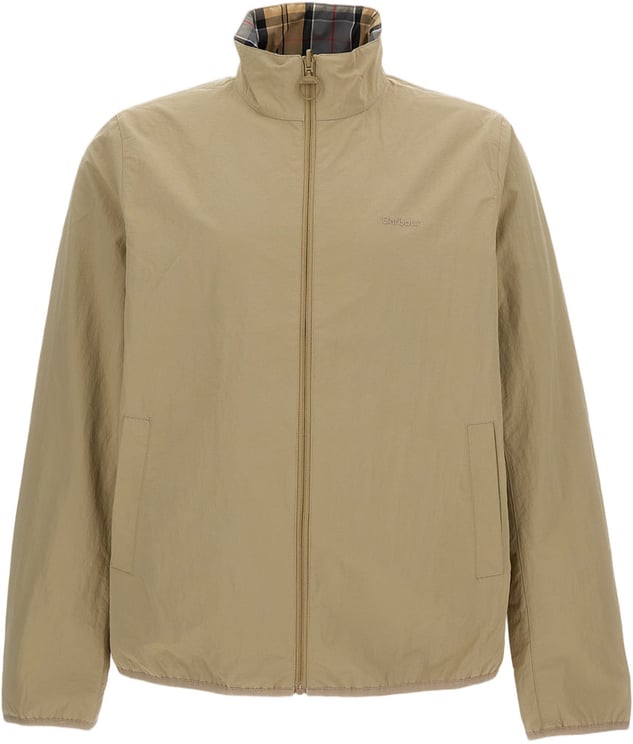 Barbour Reversible Korbel Beige Tartan Jacket