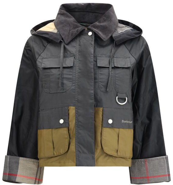 Barbour Barbour Black Cotton Full-Length Jacket