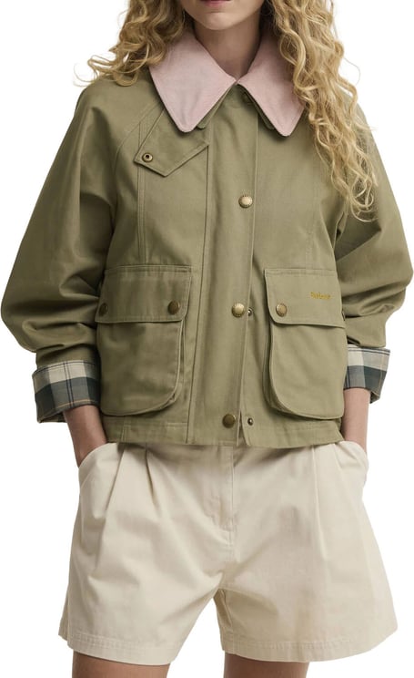 Barbour Barbour - Cropped beadnell casual jacket - LCA0377 - OL31 Bleached olive