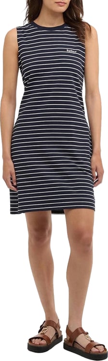 Barbour Dresses Navy/Cloud Stripe