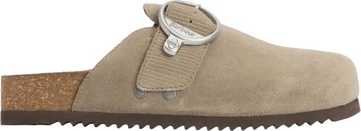 Barbour Sandals Taupe Suede