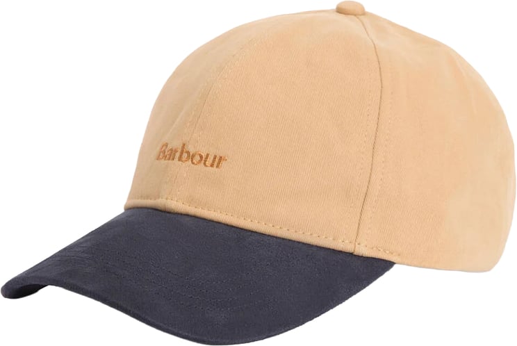 Barbour Heren Langdale Cap Beige/Blauw