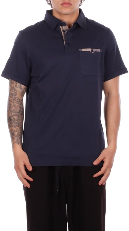 Barbour T-Shirts And Polos Blue