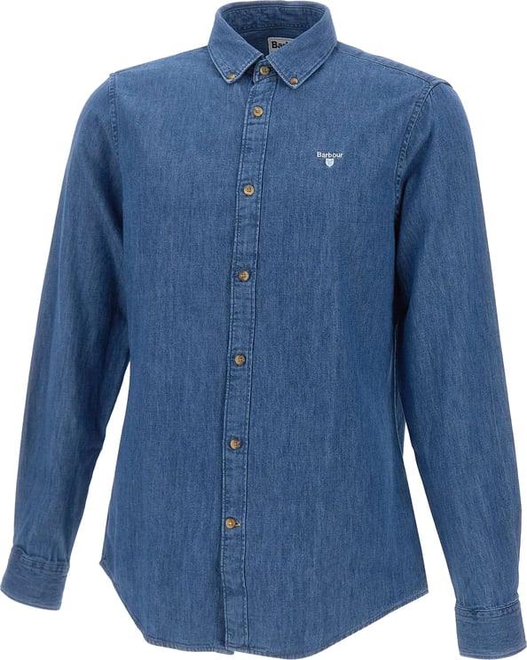 Barbour Shirts Blue
