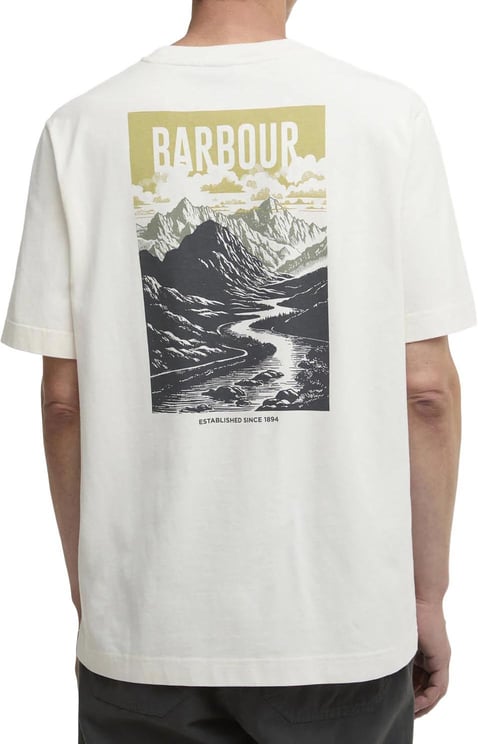 Barbour Barbour - Wildfell relaxed graphic t-shirt - MTS1552 - BE13 Neutral
