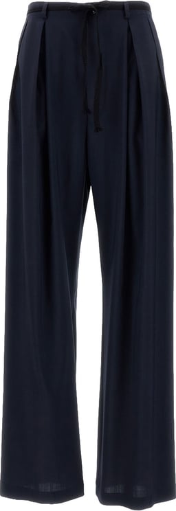 Barena Wide-Leg Trousers With Front Pleats