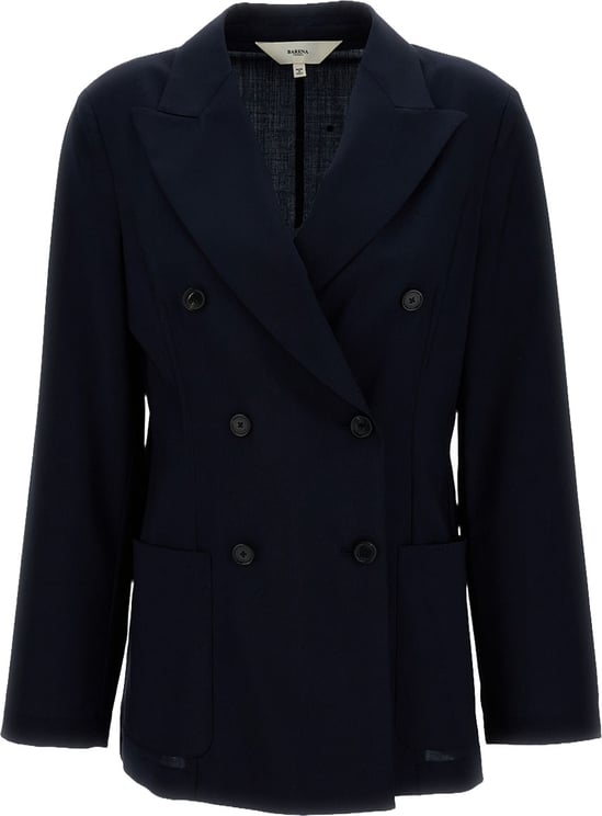 Barena Tailored Double-Breasted Blazer with Front Button Fastening
