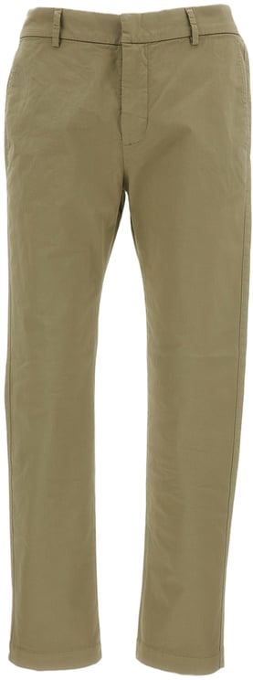 Barena Beige Stretch Cotton Twill Semi-Jogger Trousers