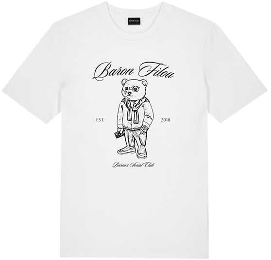 Baron Filou Baron Filou Clii The millionaire Backprint Sketch T-Shirt
