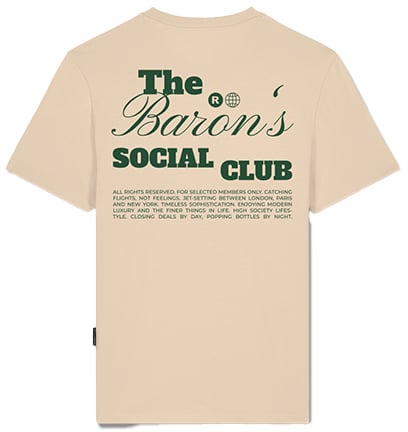 Baron Filou Baron Filou The Baron Social Club Backprint T-Shirt