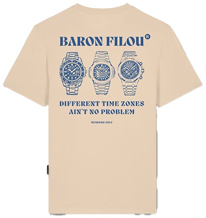 Baron Filou Baron Filou Different Timezones Backprint T-Shirt