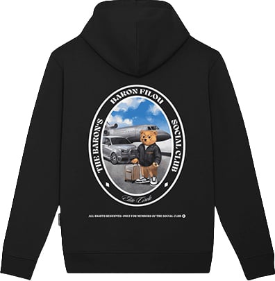 Baron Filou Baron Filou The Jetset Traveler Backprint Hoodie