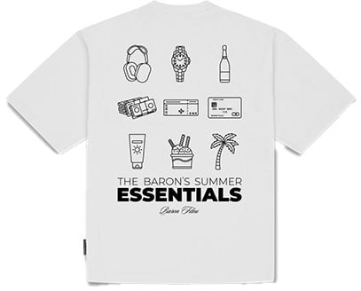 Baron Filou Baron Filou Oversized Backprint T-Shirt Baron Beach Bill