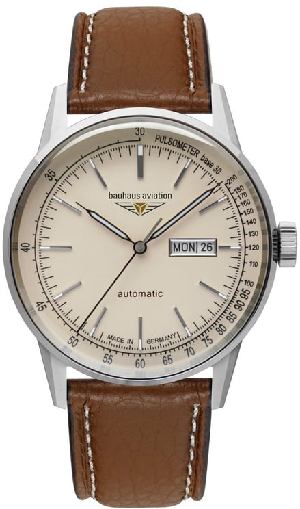 Bauhaus 2366-5 Aviation G38 automatisch horloge 42 mm